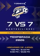 Futbol 7 vs 7 - Martes Nocturno